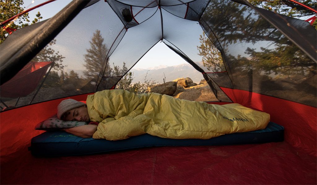 Tips for Getting a Good Night's Sleep When Camping Nest Bedding