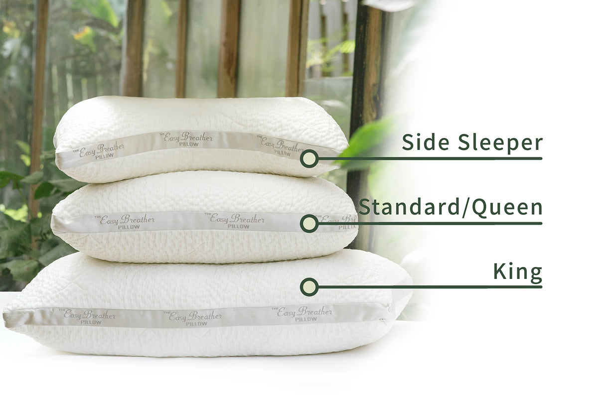 The Easy Breather Pillow Soft Adjustable Memory Foam Pillow Nest