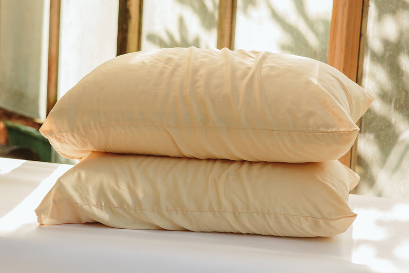 Biscotti Luxury Eucalyptus TENCEL™ Pillowcase Set Stacked