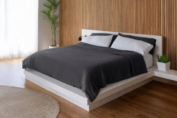 Bed made neatly