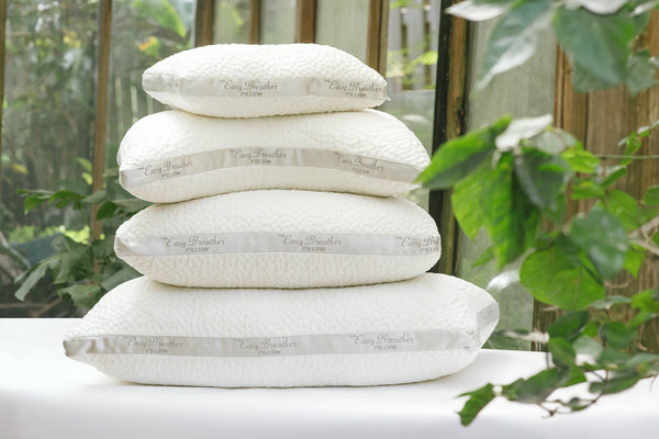stack of easy breather pillows