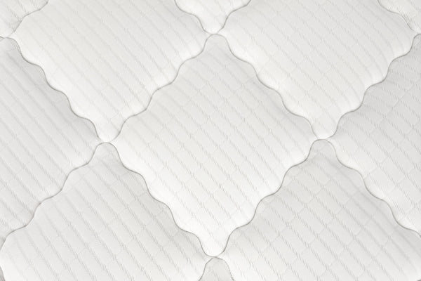 top fabric pattern of the firm side of the raven mattress