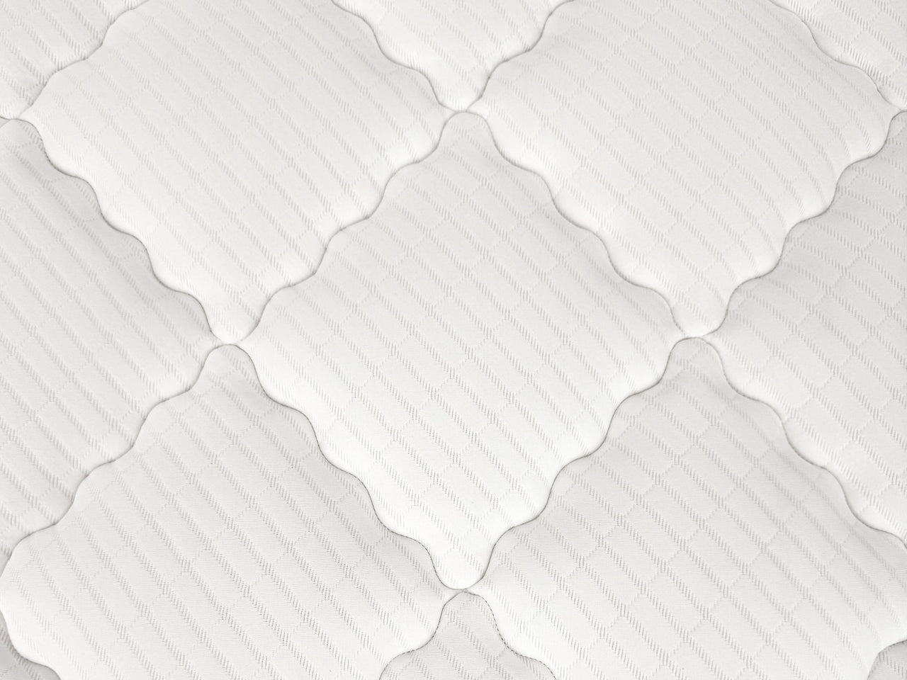 top fabric pattern of the firm side of the raven mattress