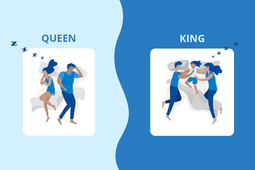 Editorial image related to King Size vs. Queen Size Bed Dimensions