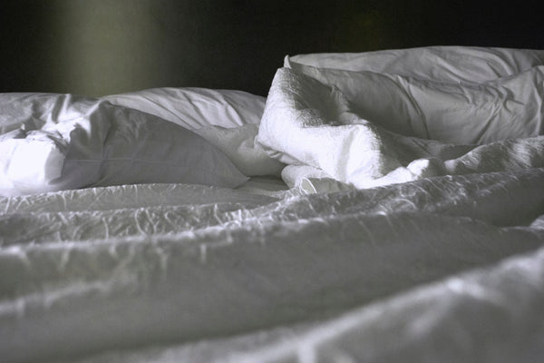 Empty bed ready for you to fall asleep and stay asleep
