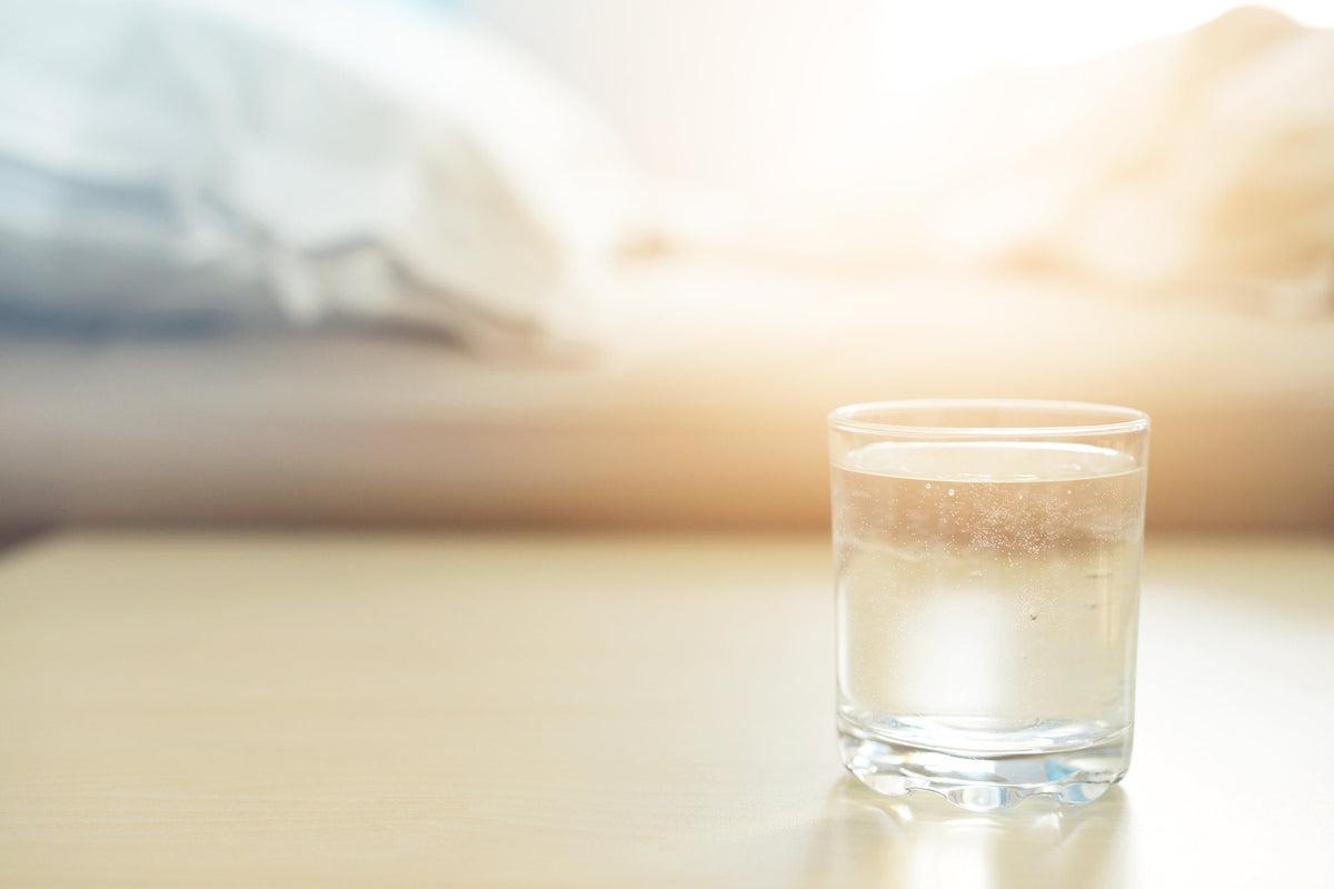 Stay hydrated if you can't sleep in the summer heat