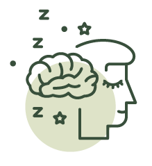 sleeping brain icon