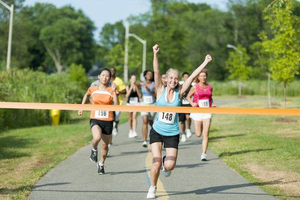 runners at the finish line get more sleep