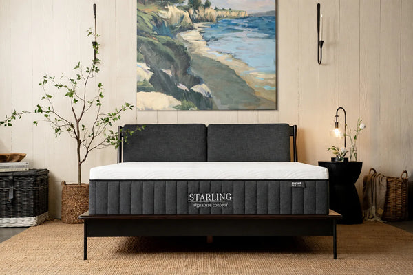 starling mattress in a luxury bedroom