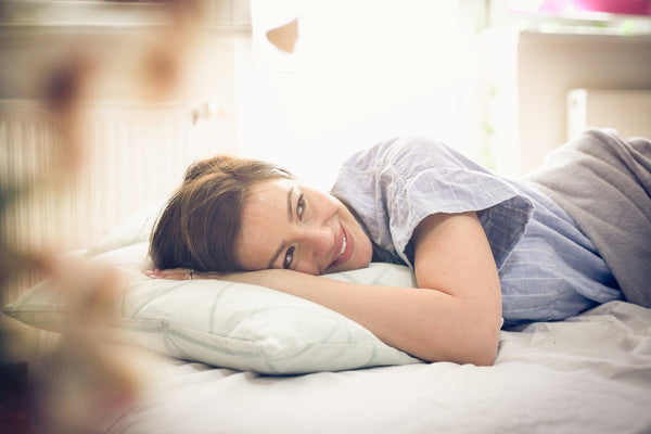 woman at peace when her sleep, dreams, and safety are in balance