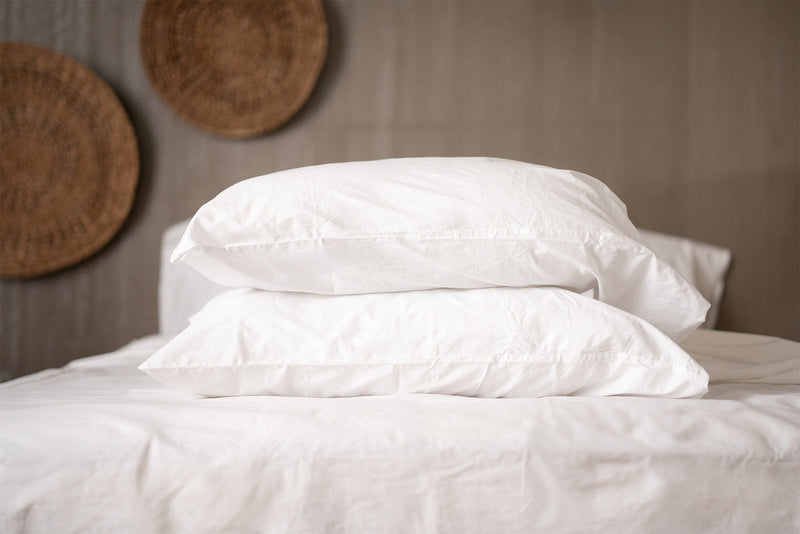 Crinkle Percale Organic Cotton Pillowcase Set - Thumbnail 2