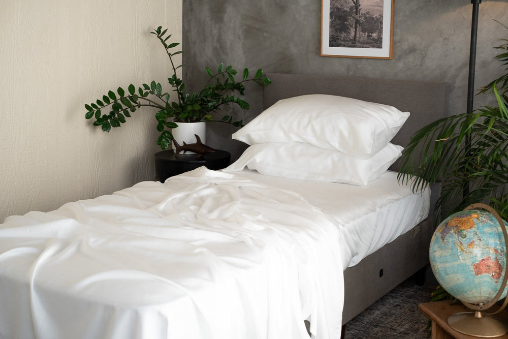 White Kids Eucalyptus TENCEL™ Sheet Set