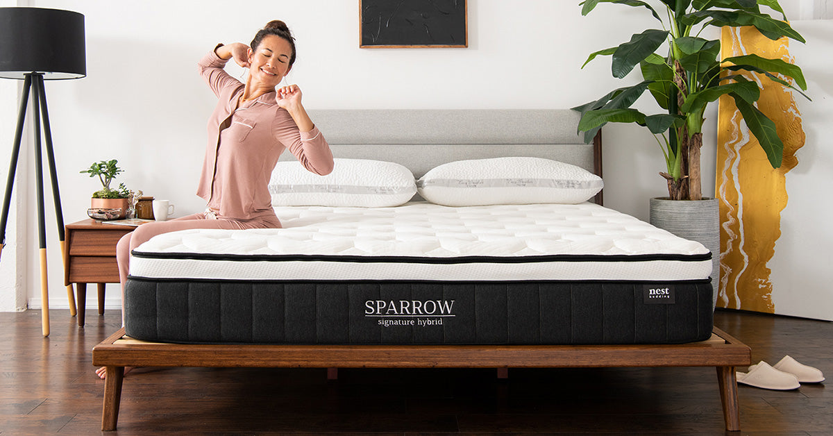 Nest Bedding storefront imagery, brand website preview image