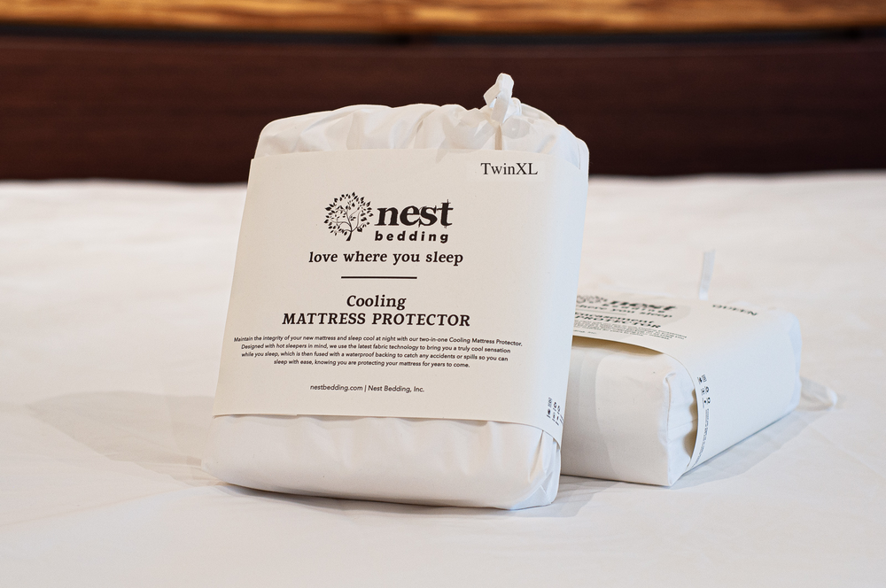 packaged twin xl sized mattress protector