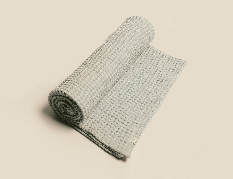 Organic Waffle Throw Blanket - Thumbnail 2